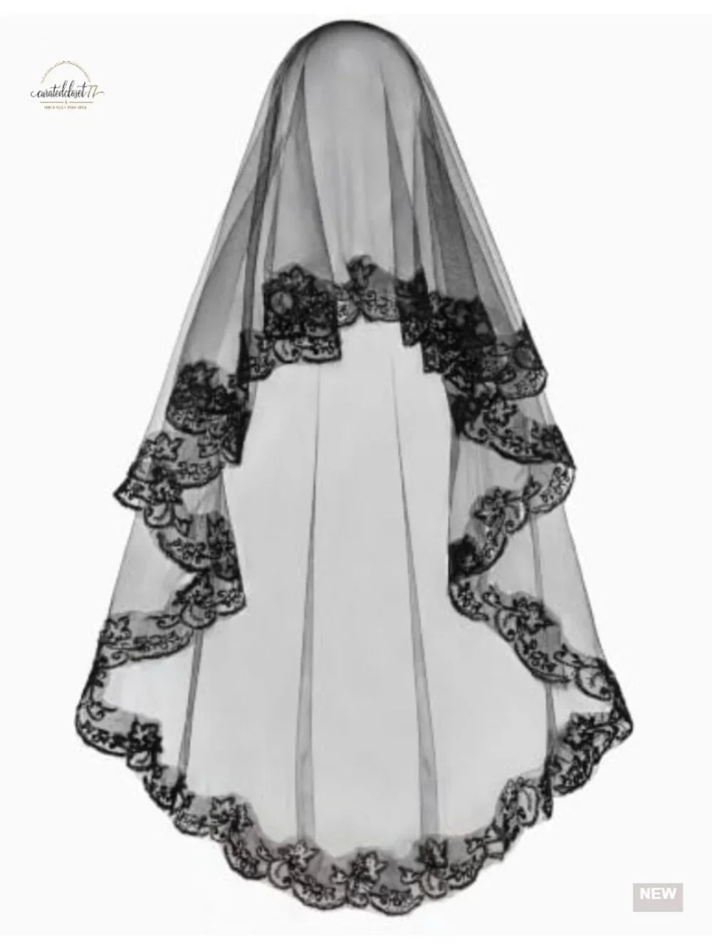 Wedding Veil Lace Trim Bride Halloween Costume Bachelorette